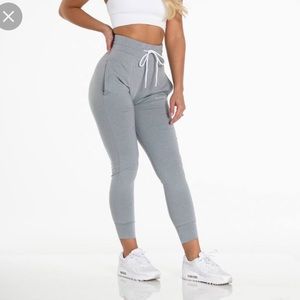 Silver Mist NVGTN Joggers 💎🤍